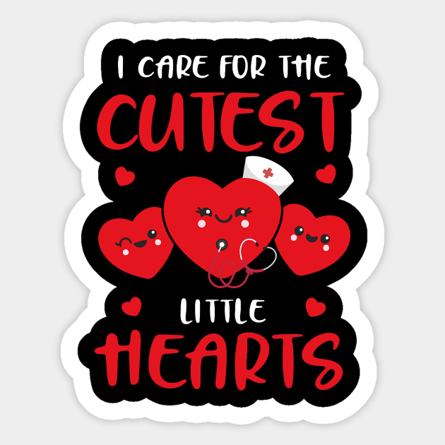 Funny Nurse Valentine’s Day RN ICU ER Women V-Day February Sticker by jadolomadolo